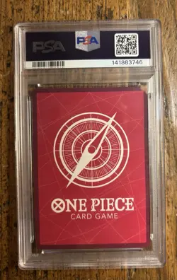 Monkey.D.Luffy ST01-001 Super Pre-Release Straw Hat Crew Foil Leader PSA 9 - Image 2