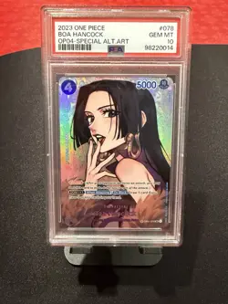 Boa Hancock SP One Piece English - Kingdoms of Intrigue (OP04-078) - PSA 10 - Image 1
