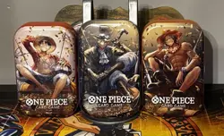 SET OF 3 One Piece TCG Vol. 2 Tins TS-02 OP-13 BRAND NEW/SEALED Fast Shipping - Image 1