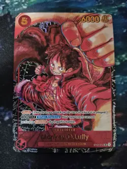 One Piece TCG Monkey D Luffy SR Alt Art Awakening Of New Era English ST01-012 - Image 1