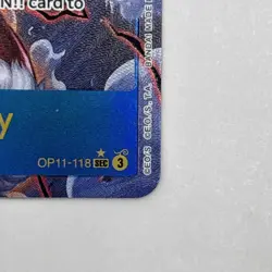 Monkey.D.Luffy (118) (Alternate Art) OP11-118 A Fist of Divine Speed ENGLISH NEW - Image 5