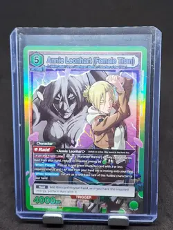 Annie Leonhart (Female Titan) Foil - UE10BT/AOT-1-053 NM - Union Arena - Image 1