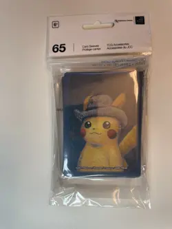 Pokemon × Van Gogh Museum Pikachu with Grey Felt Hat Card Sleeves (65 Sleeves) - Image 1