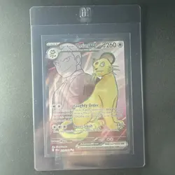 Pokemon TCG Destined Rivals Persian EX 219/182 Full Art UR HOLO Card - Image 2