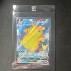 Pokemon TCG Surfing Pikachu VMAX Ultra Rare Card Celebrations 009/025 Near Mint - Image 2