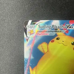 Pokemon TCG Surfing Pikachu VMAX Ultra Rare Card Celebrations 009/025 Near Mint - Image 3