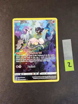 Mew GG10/GG70 Crown Zenith: Galarian Gallery Ultra Rare Card Near Mint Condition - Image 1