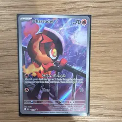Pokemon Charcadet Holo Card MEP 022 HP 70 Fire Basic 2025 - Image 1