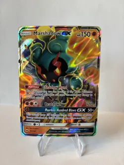 Pokemon TCG Marshadow GX Holo Ultra Rare Card Burning Shadows SM - Image 1