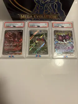 Pokemon PSA Graded Cards - Bloodmoon Ursaluna Ex, Koraidon, Pecharunt Ex - Image 1