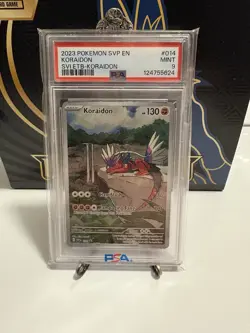 Pokemon PSA Graded Cards - Bloodmoon Ursaluna Ex, Koraidon, Pecharunt Ex - Image 4