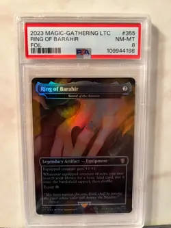 Ring of Barahir - Lord of the Rings Foil PSA 8 Magic The Gathering - Image 1