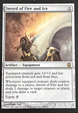 Sword of Fire and Ice NM Darksteel Regular MTG - Image 1