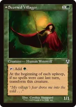 Scorned Villager 468 - MTG - Innistrad Remastered - NM Retro - Image 1