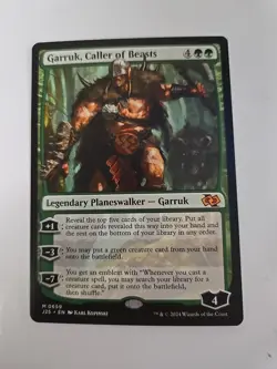 1x Garruk, Caller of Beasts, Foundations Jumpstart, Magic MTG NM - Image 1