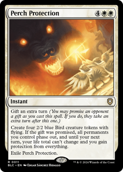 Perch Protection #11 | Near Mint | BLC Bloomburrow Commander Magic MTG - Image 1
