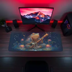 Frog Shaman Wise Amphibian Mage Bloomburrow Fantasy Magic MTG Playmat - Image 5