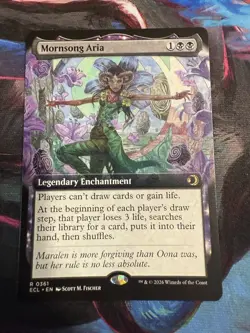 MTG - Mornsong Aria (Extended Art Regular) - Lorwyn Eclipsed 0361 - Image 1