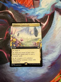 MTG - Abundant Countryside (Extended Art Regular) - Lorwyn Eclipsed 0042 - Image 1