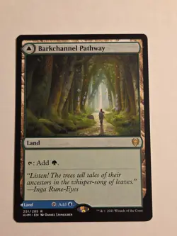 Barkchannel Pathway / Tidechannel Pathway X1 KHM MTG Kaldheim - Image 1