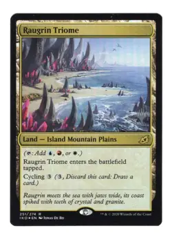 Raugrin Triome (Regular) MTG Ikoria #251 Rare NM - Image 1