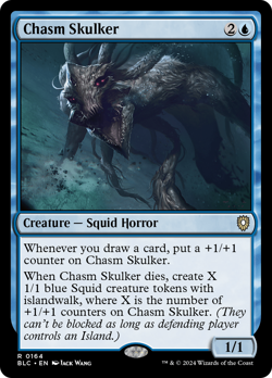 Chasm Skulker #164 | Near Mint | BLC Bloomburrow Commander Magic MTG - Image 1