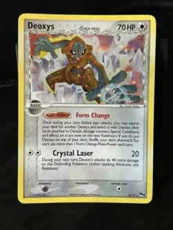 Deoxys δ Delta Species 2/17 NM Holo POP Series 4 2006 Pokemon - Image 1