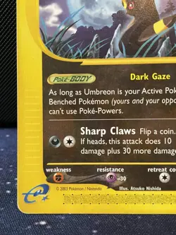 Umbreon 32/144 - 2003 Pokemon Skyridge Set - Regular E-Reader - Mp - Image 5