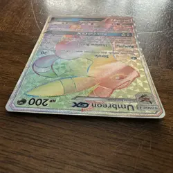 Pokemon Umbreon GX 154/149 SM Base Sett Secret Rare Full Art Holo TCG 2017. - Image 3