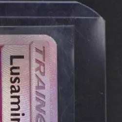 2018 POKEMON SUN & MOON ULTRA PRISM #153/156 LUSAMINE ULTRA RARE - Image 5