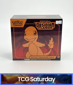 POKEMON TCG SCARLET & VIOLET OBSIDIAN FLAMES SEALED ETB ELITE TRAINER BOX - Image 1