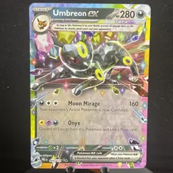 Pokemon TCG Umbreon EX 60/131 Double Rare Prismatic Evolutions Card - Image 1