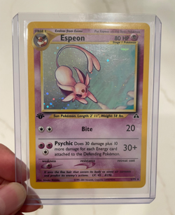 Espeon 1/75 Neo Discovery 1st Edition Holo Pokemon Trading Card Game TCG LP - Image 2