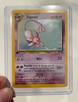 Espeon 1/75 Neo Discovery 1st Edition Holo Pokemon Trading Card Game TCG LP - Image 3