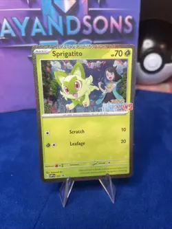 Pokemon Horizons Stamped Promo Set Fuecoco 192 /Sprigatito 191 Surging Sparks - Image 1