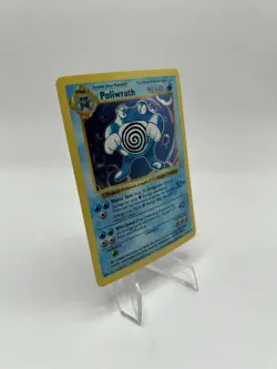Pokemon TCG Poliwrath Base Set Shadowless 13/102 Holo Rare 90HP - LP - Image 3
