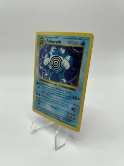 Pokemon TCG Poliwrath Base Set Shadowless 13/102 Holo Rare 90HP - LP - Image 4