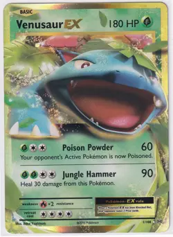 Venusaur EX 1/108 - XY Evolutions - NM Holo Rare - Pokemon TCG - Image 1