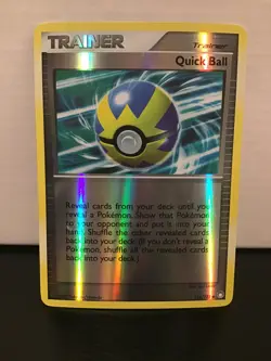 Quick Ball 114/123 Reverse Holo Uncommon Pokemon Mysterious Treasures - Image 1