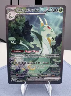 Pokemon TCG Serperior EX Sir 164/086 Black Bolt English Card Near Mint Condition - Image 1