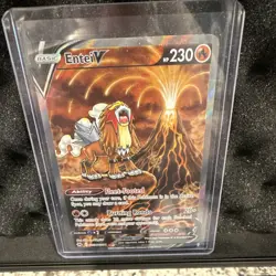 Pokemon Entei V GG36/70 Crown Zenith Galarian Gallery Ultra Rare Holo 230HP Card - Image 1
