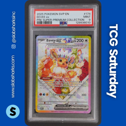 2025 POKEMON BLACK STAR PROMO #174 EEVEE EX PSA 9 - Image 1