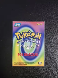Pokemon Topps Charizard #06 Stage 3 TV Animation Edition – Vintage – NM/LP - Image 2