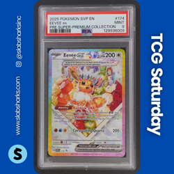 2025 POKEMON BLACK STAR PROMO #174 EEVEE EX PSA 9 - Image 1