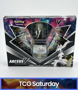 POKEMON TCG ARCEUS V FIGURE COLLECTION SEALED BOX - Image 1