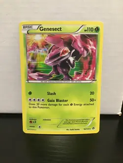 Genesect 16/113 Holo Rare Pokemon Legendary Treasures - Image 1