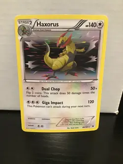 Haxorus 88/101 Holo Rare Pokemon Noble Victories - Image 1