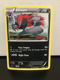 Zoroark 67/98 Holo Rare Pokemon Emerging Powers - Image 1