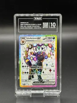 Pokemon Prismatic Evolutions - Umbreon EX Figure Collection Promo 176 TAG 10 - Image 1