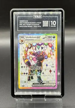 Pokemon Prismatic Evolutions - Umbreon EX Figure Collection Promo 176 TAG 10 - Image 3
